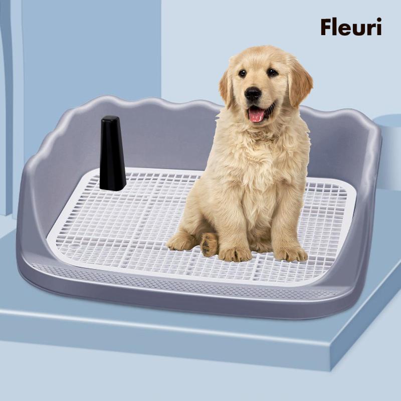 Khay Đi Vệ Sinh Gắn Tường Kèm Khay Đựng Bảo Vệ Dành Cho Thú Cưng Cỡ Nhỏ / Vừa / Thỏ