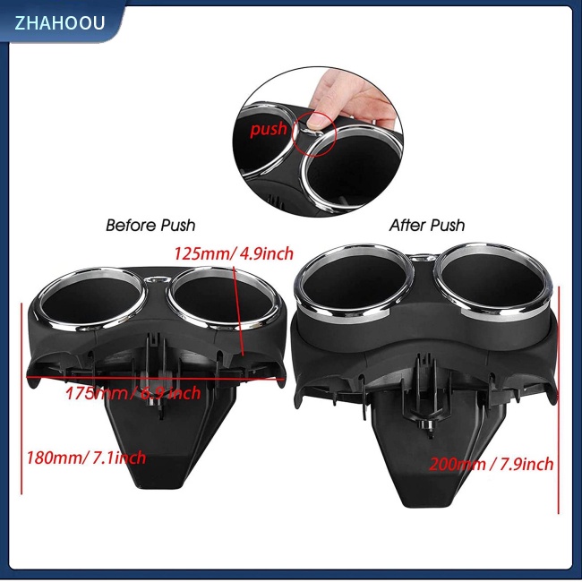 ☃Nhà Cửa☃ Giá Đỡ Cốc Nước Thay Thế Tiện Dụng 2196800414 Phụ Kiện Chuyên Dụng Cho Xe Hơi 06-11 Mercedes-benz Cls C219 C300