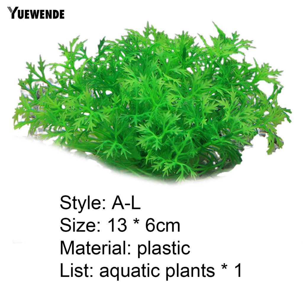Cỏ Nhựa Nhân Tạo YE.B Không Phai Màu Trang Trí Bể Cá