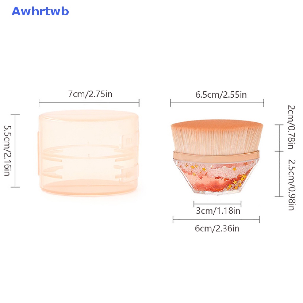 1 Cọ Trang Điểm Awhrtwb Tay Cầm Bằng Kim Tuyến Không Để Lại Dấu Vết Mới