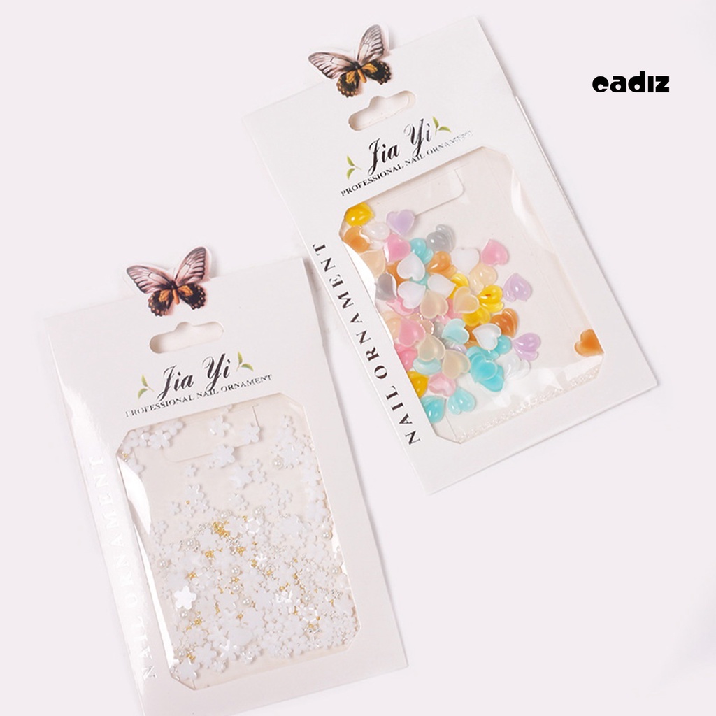 Túi 50 Miếng Dán 3D Trang Trí Móng Tay Nghệ Thuật Không Phai Chống Trầy Xước Không Dính Dễ Tháo Gỡ