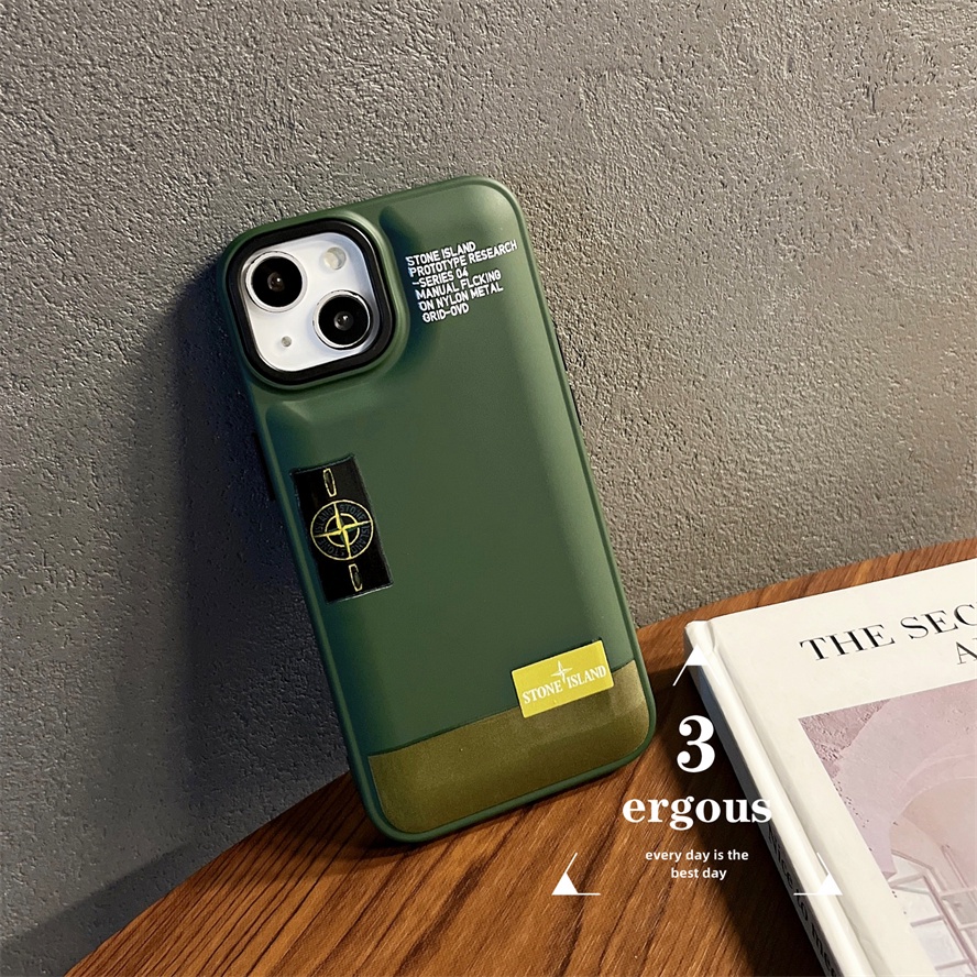 Ốp Điện Thoại TPU Dẻo Họa Tiết Logo Thương Hiệu &amp; Đá Đơn Giản Thời Trang Cho iPhone 14 13 12 11 Pro Max SE2020 X XR Xs Max