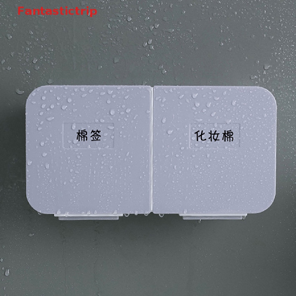 Hộp Đựng Tăm Bông Gắn Tường Nhà Tắm Tiện Dụng Mới