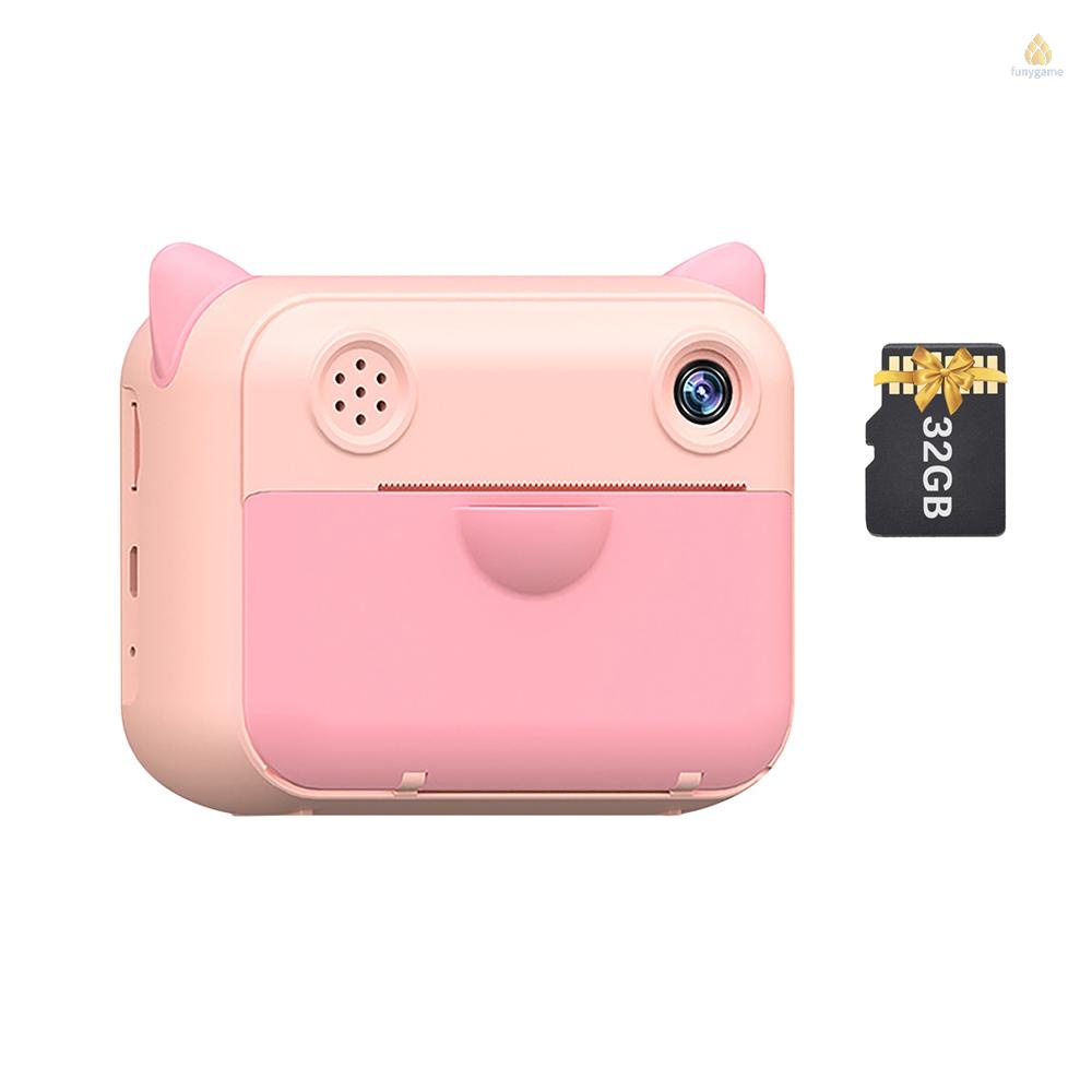 Máy Ảnh Kỹ Thuật Số 1080P Màn Hình LCD 12MP 2.4 Inch Tích Hợp Pin 32GB TF Dễ Thương Cho Trẻ Em