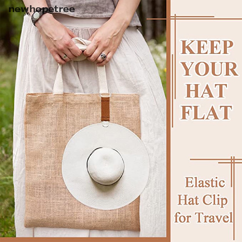 Newhopetree Kẹp Mũ Lưỡi Trai Co Giãn Đa Năng Tiện Dụng Mang Theo Du Lịch Cắm Trại