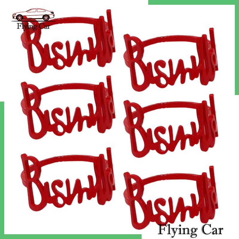 [Lzdjfmy2] Bộ Vòng Giữ Khăn Ăn In Chữ Bismillah * 6x Khóa Khăn Ăn Cho Ngày Lễ Tại Nhà /