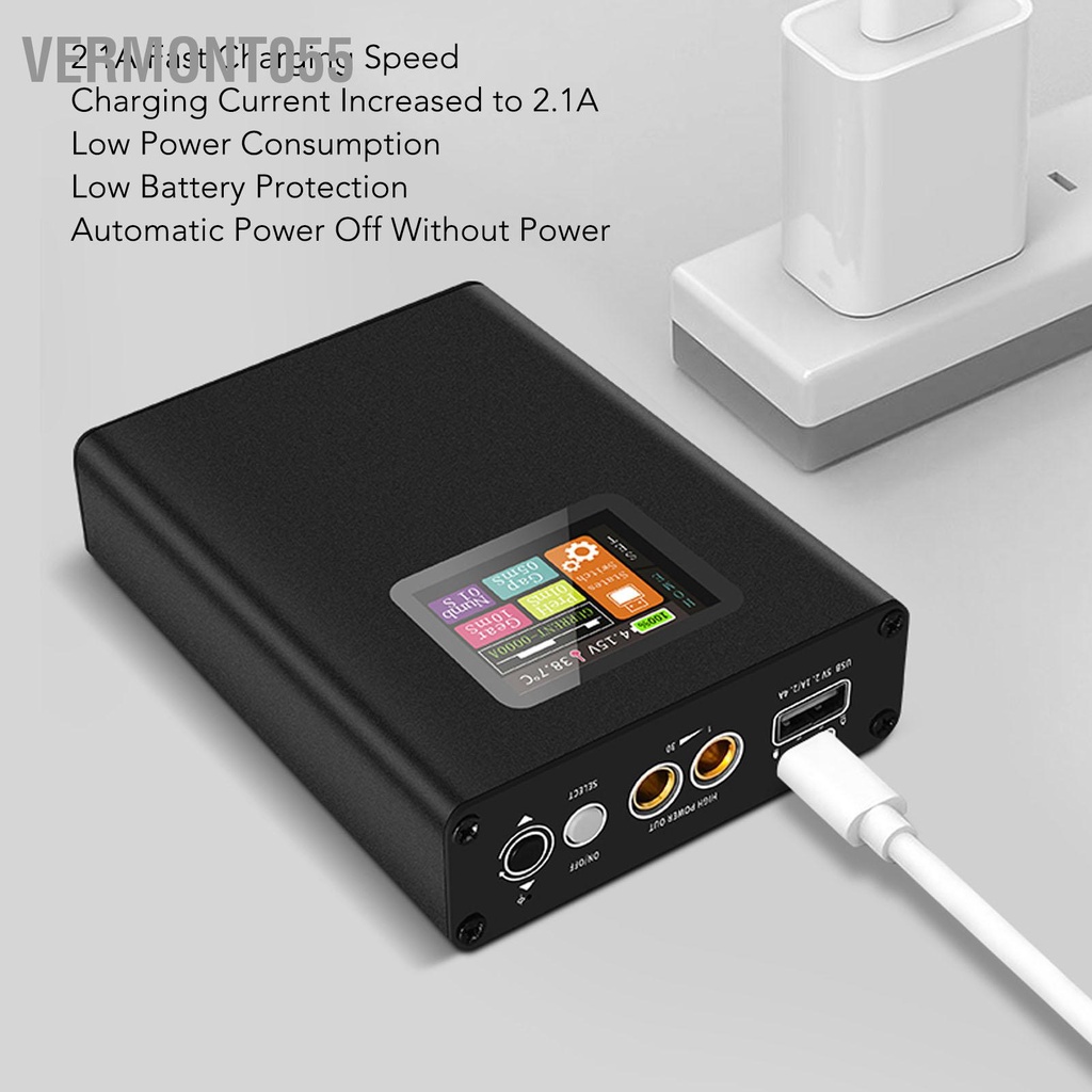 Vermont055 Máy Hàn Điểm Với Màn Hình Màu LCD 1.8in Có Thể Điều Chỉnh Mini Di Động Chuyên Nghiệp Cho Pin