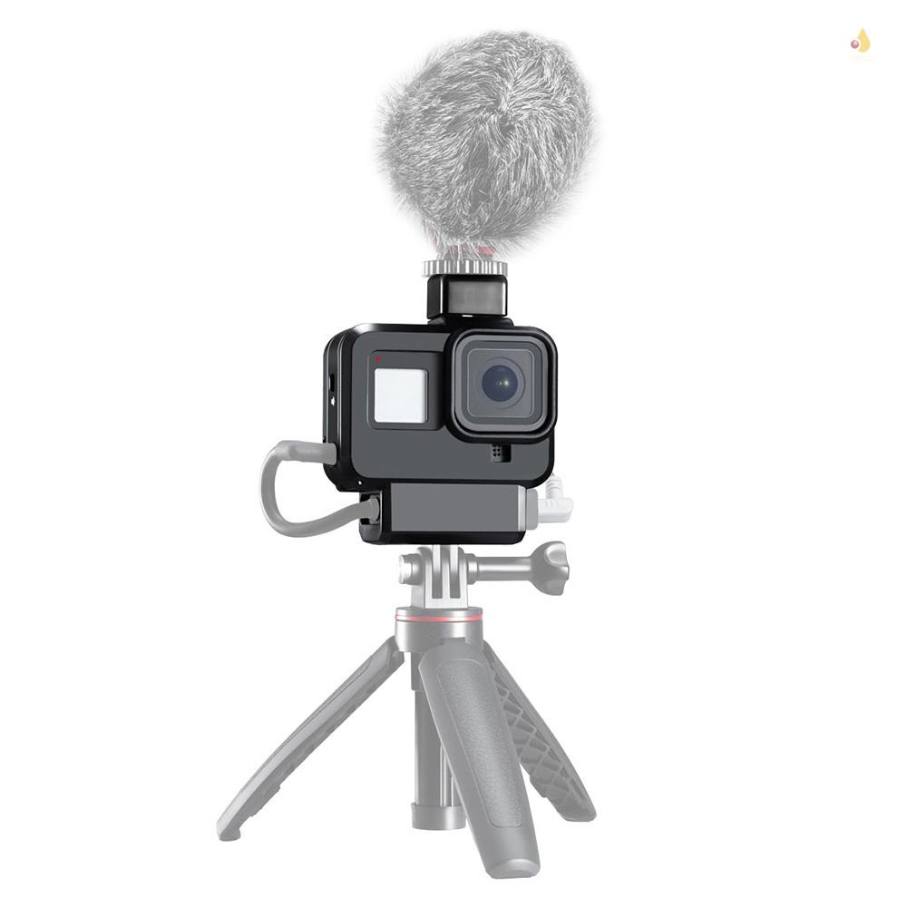 Khung Nhựa Bảo Vệ Vlogging Với Giá Đỡ Và Bộ Lọc Ống Kính Vlog Tương Thích Với 8 Khung Nhựa Bảo Vệ Máy Ảnh