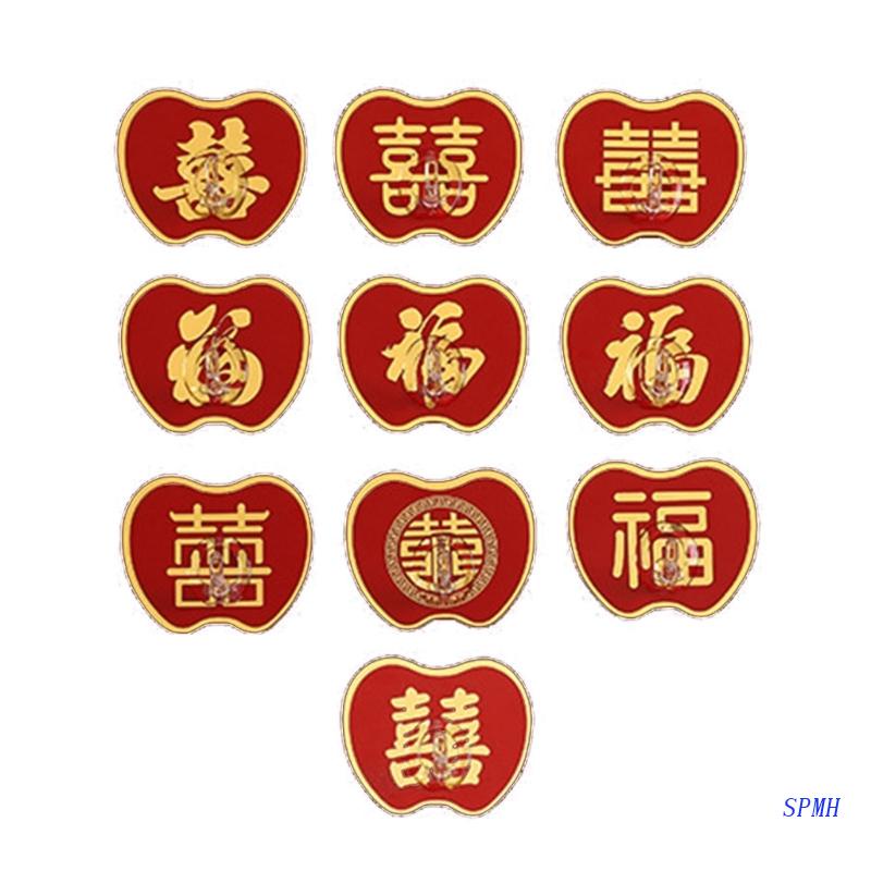 Set 10 Móc Nhựa Treo Đồ Dán Tường Không Đục Lỗ Siêu Chắc Cho Năm Mới