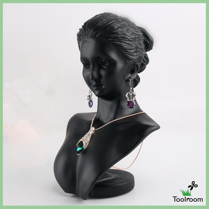 Mô Hình Ma Nơ Canh Trưng Bày Vòng cổ / Bông Tai Bằng Nhựa