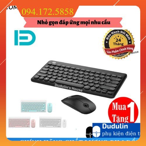 Combo phím chuột không dây 2.4G siêu mỏng, pin trâu lên đến 12 tháng FD-ik6620