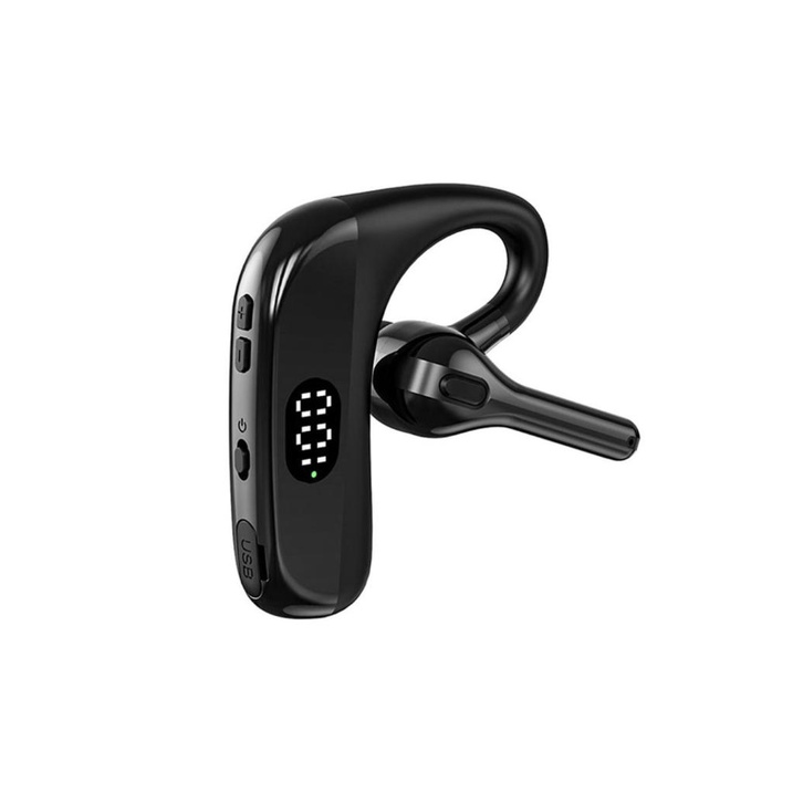 Wireless Earphone LED Display Long Standby Business Wireless Single Headphone