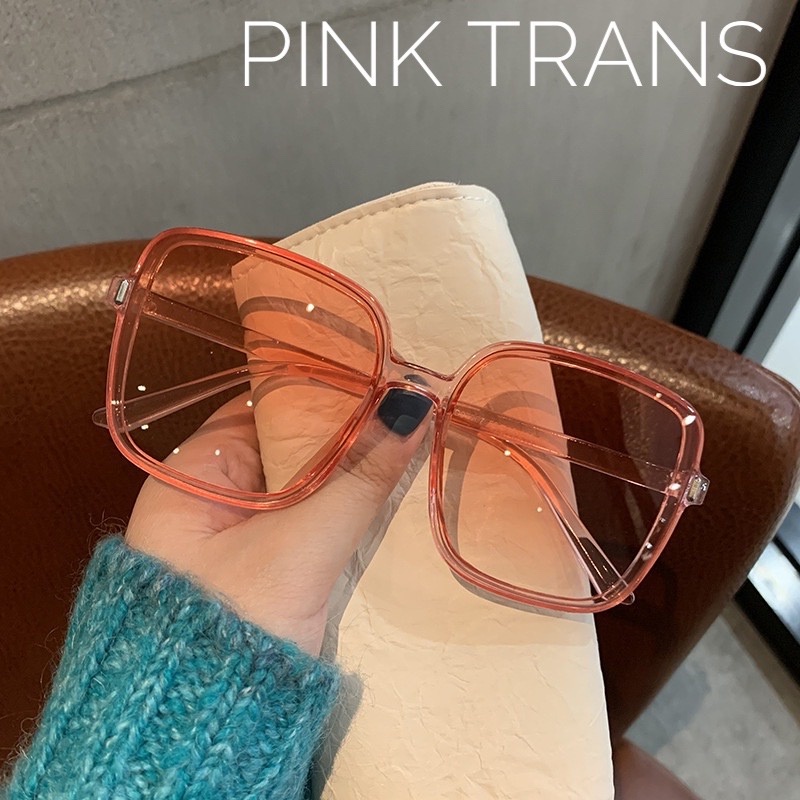 COD  Kính Râm Oversized Hình Vuông Thời Trang Mùa Hè Hàn Quốc Cho Nữ