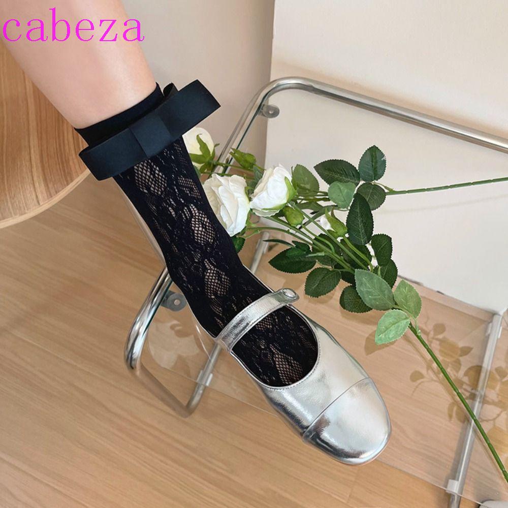 Đôi Vớ Mỏng Co Giãn Thoải Mái Đính Nơ Phong Cách Lolita Nhật Bản Cho Nữ