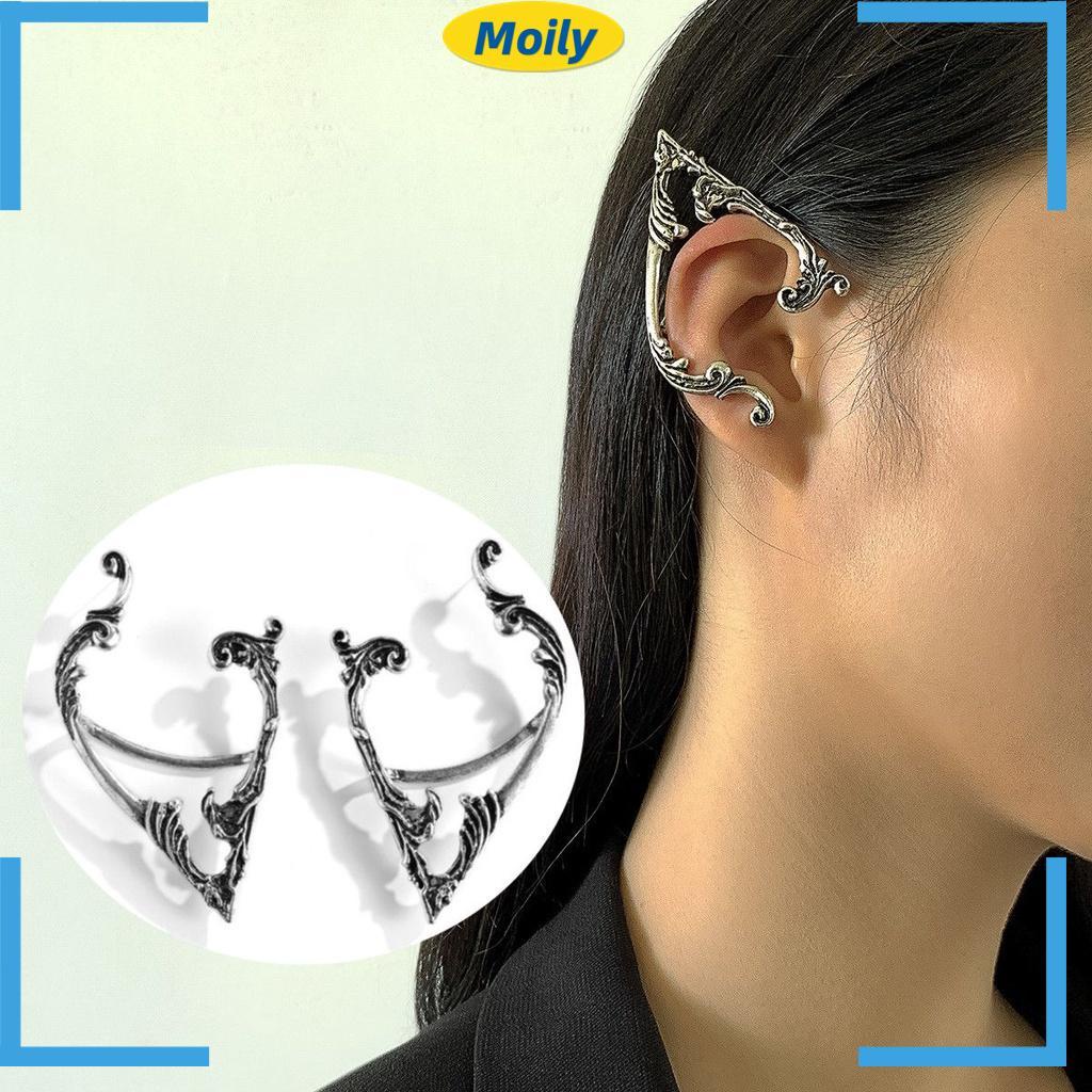 Khuyên tai kẹp vành không cần xỏ phong cách gothic độc đáo cho nữ
