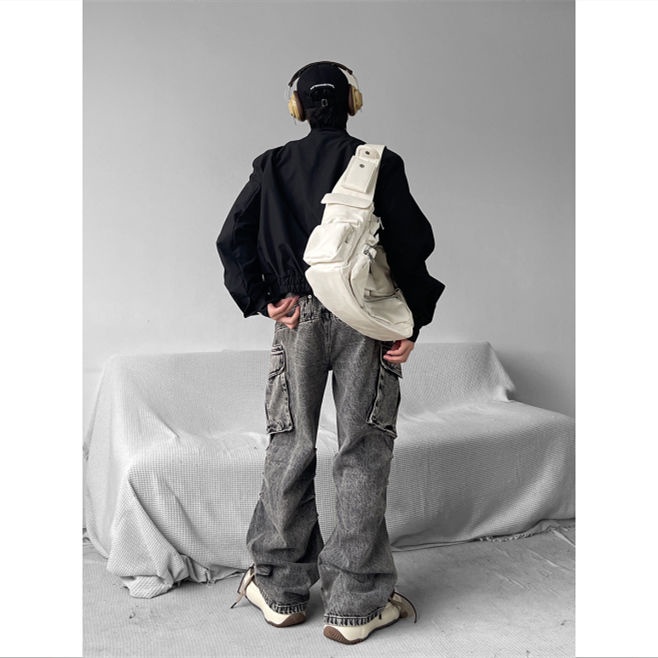 Áo Khoác Phong Cách Đường Phố Mỹ Truyền Thống Thời Trang Mùa Xuân 2023] Cắt I2AQ Dành Cho Nam Nữ