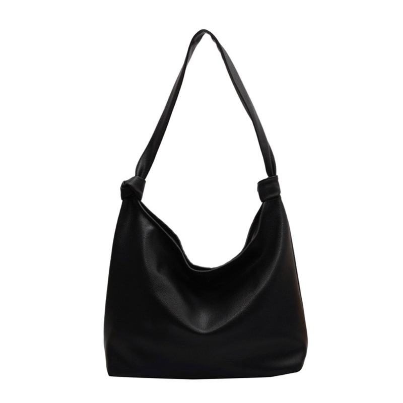 Túi Xách Tay Bằng Da PU Sức Chứa Lớn Màu Trơn Thời Trang Dành Cho Nữ