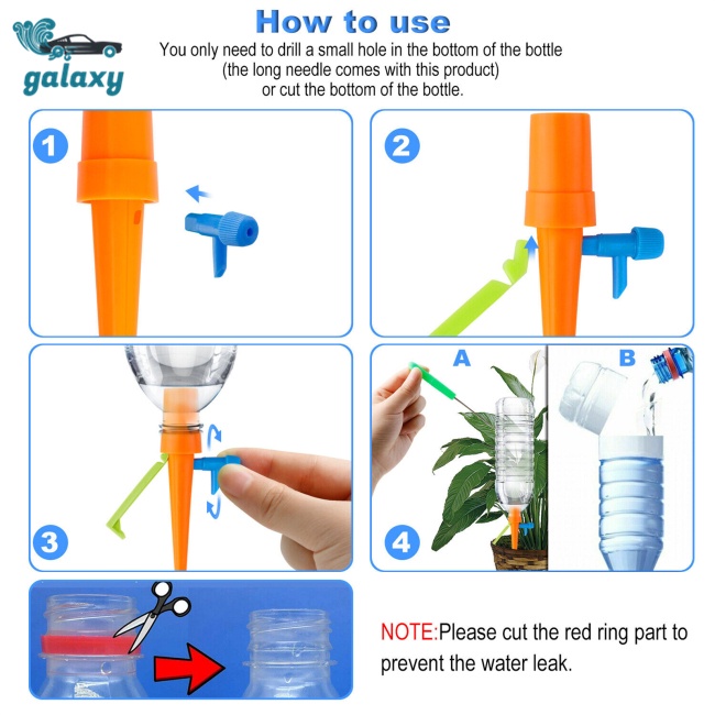 Galaxy Bộ 12 / 15 / 24 / 30 Vòi Tưới Nước Tự Động Cho Cây