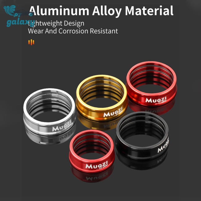 Cặp Vòng Khóa Cố Định Tay Lái Xe Đạp Leo Núi Bằng Hợp Kim Nhôm Cho galaxy 25.4 / 31.8mm1