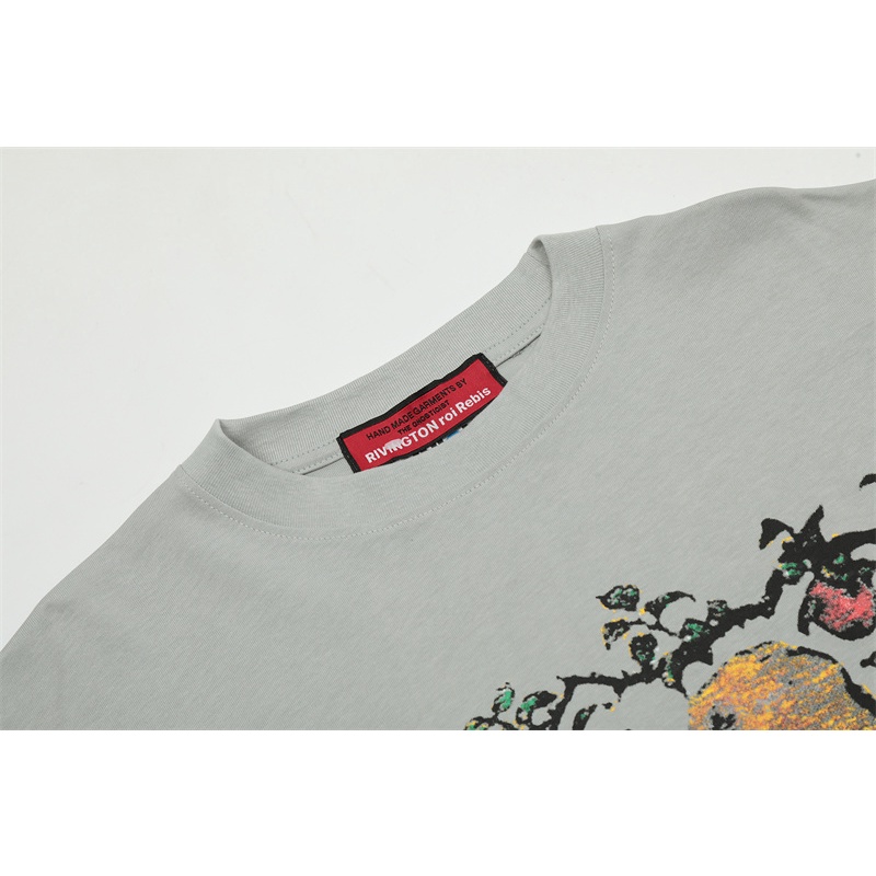 Áo Thun Cotton Tay Ngắn Dáng Rộng In Hình Kỹ Thuật Số Plus Size Unisex