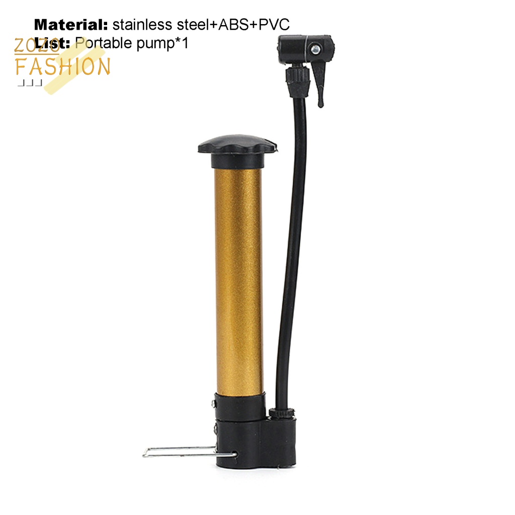 Bơm Xe Đạp Đa Năng Di Động Hình Tròn Tiện Dụng