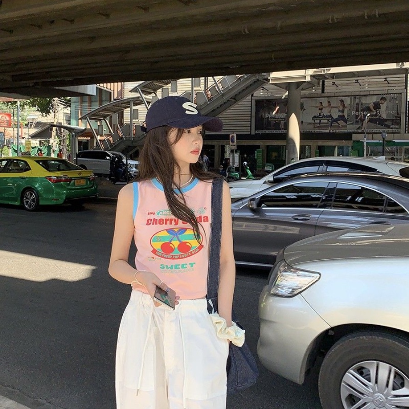 COZOK Áo Thun Cộc Tay In Monogram Thời Trang