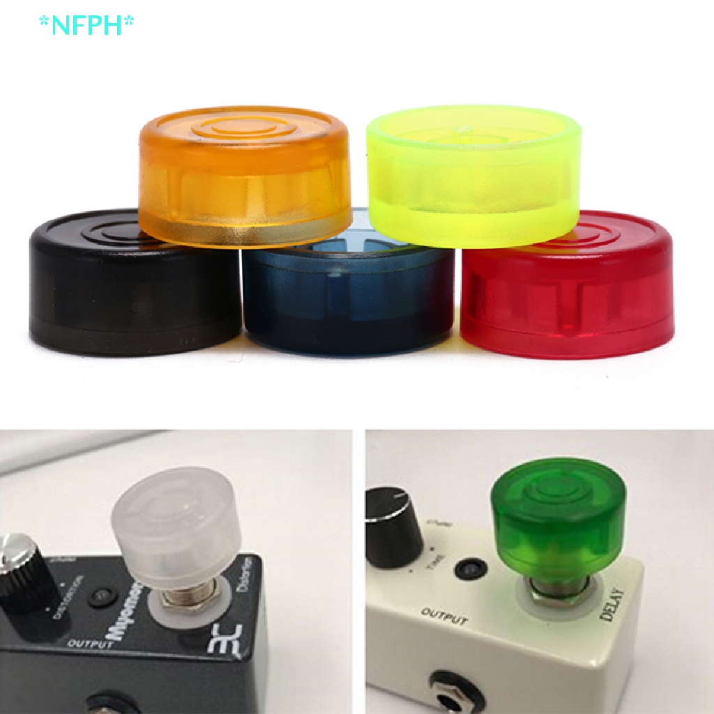 Bộ 5 Miếng Bảo Vệ Bàn Đạp Hiệu Ứng Đàn guitar Bằng Nhựa Nhiều Màu Mới