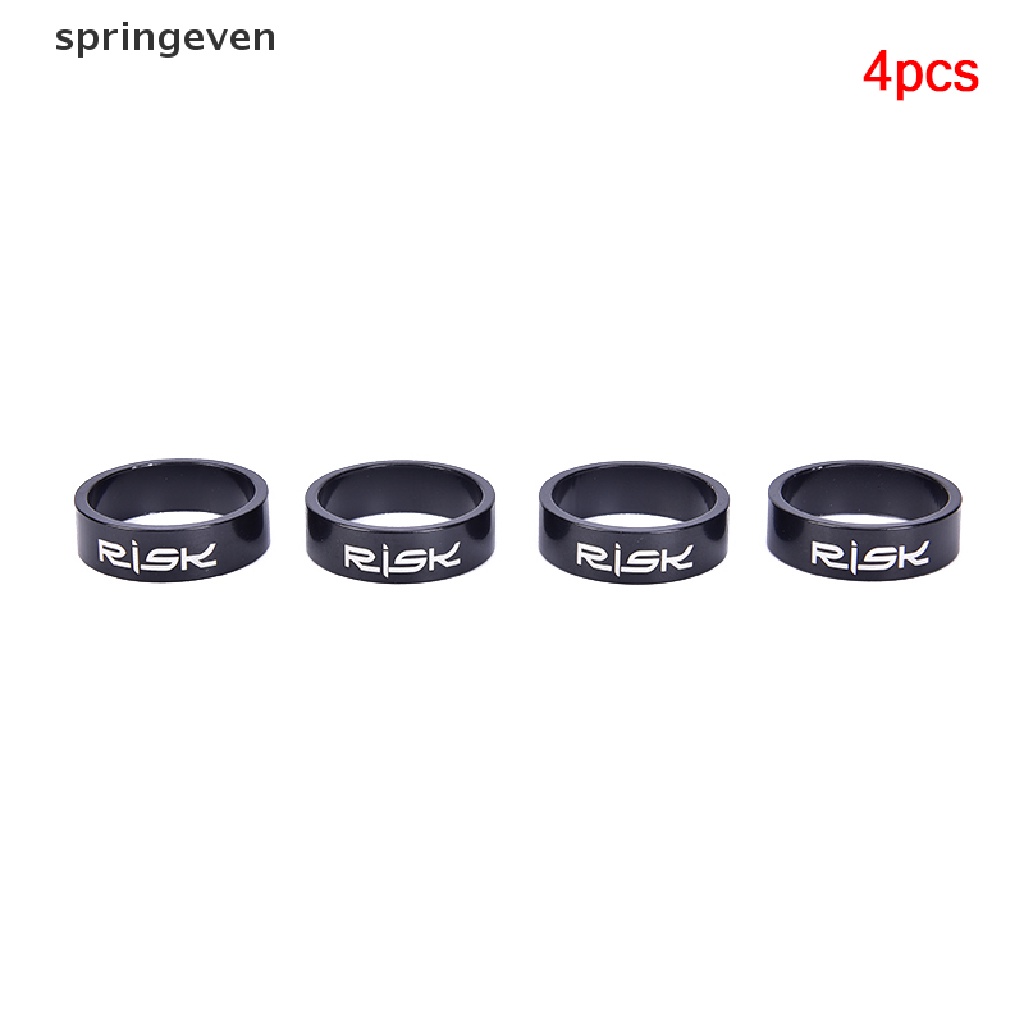 Bộ 4 Vòng Đệm Hợp Kim Nhôm 5 / 10mm Điều Chỉnh Được Cho Phuộc Trước Xe Đạp Máy Hút Bụi Cầm Tay