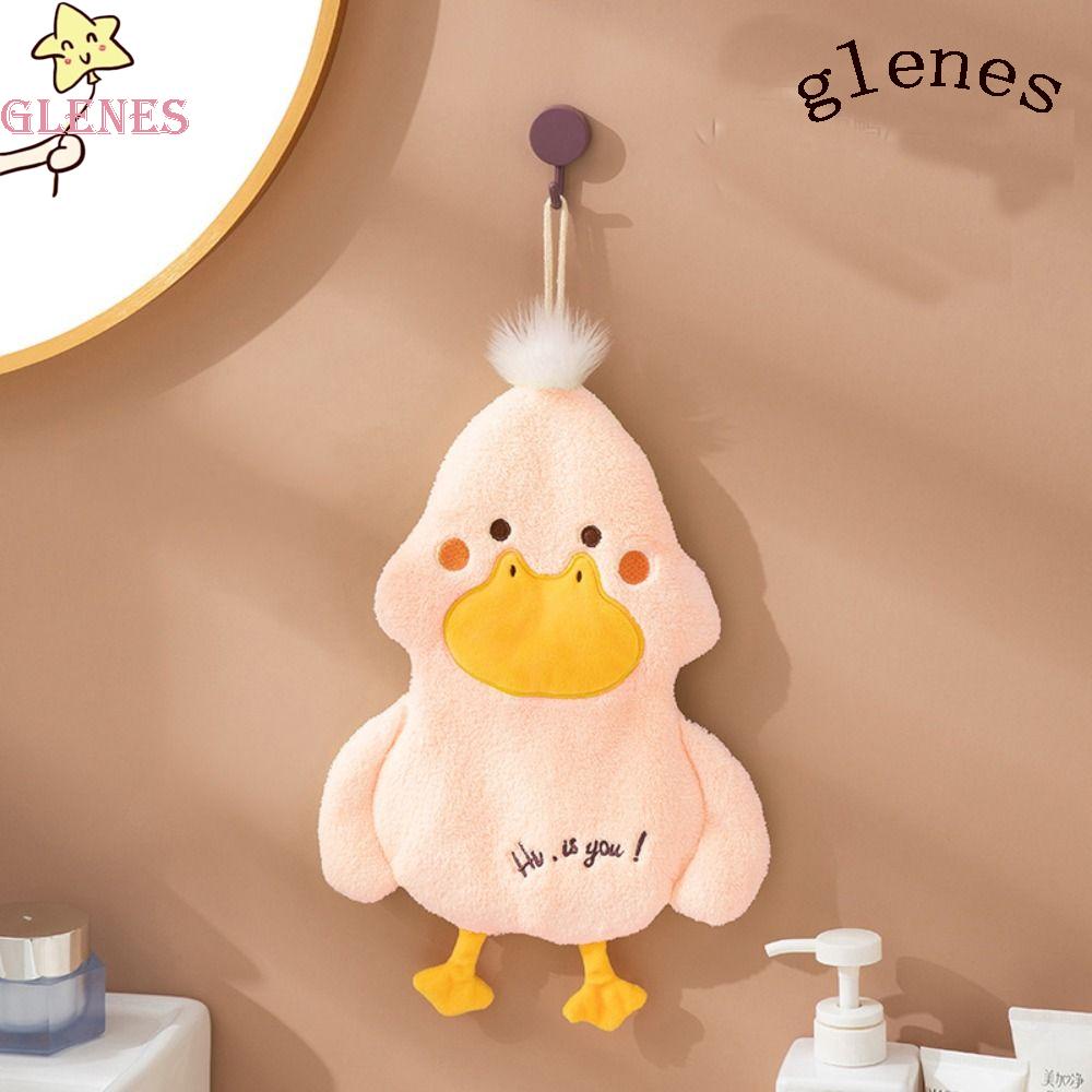 Khăn Lau Tay Thấm Hút Tốt Nhanh Khô Hình Vịt Hoạt Hình Dễ Thương