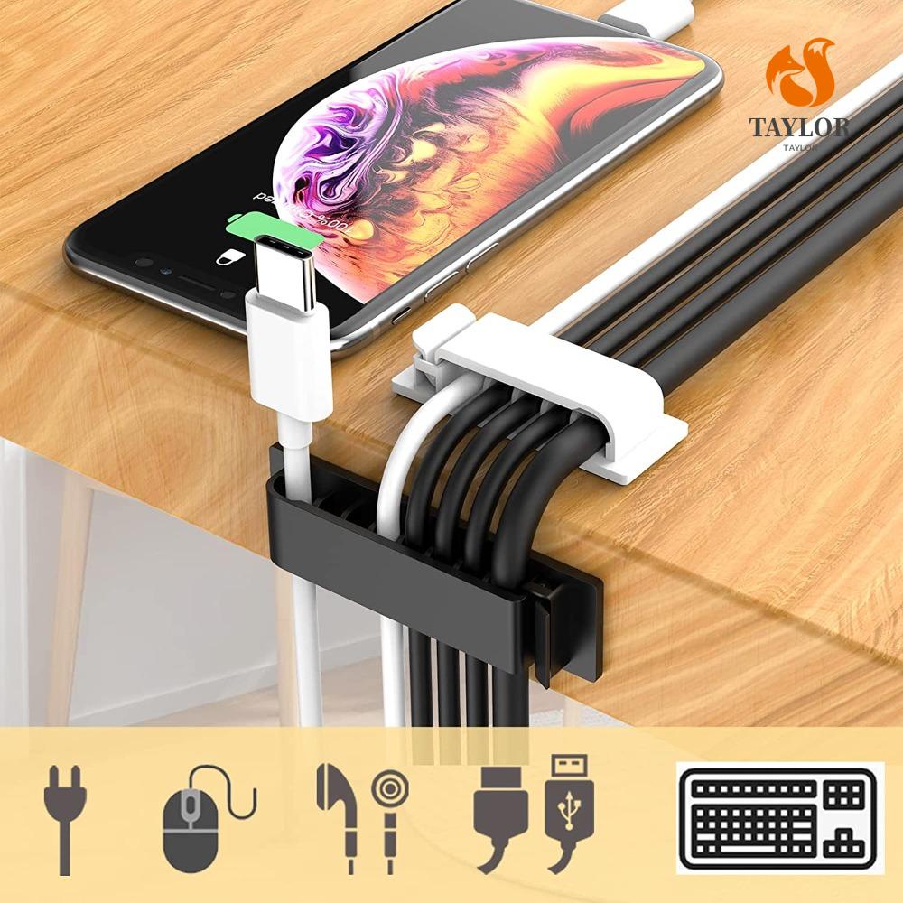 Giá Đỡ Dây Cáp Tự Dính Linh Hoạt TAYLOR1 Sắp Xếp Gọn Gàng Cho Xe Hơi