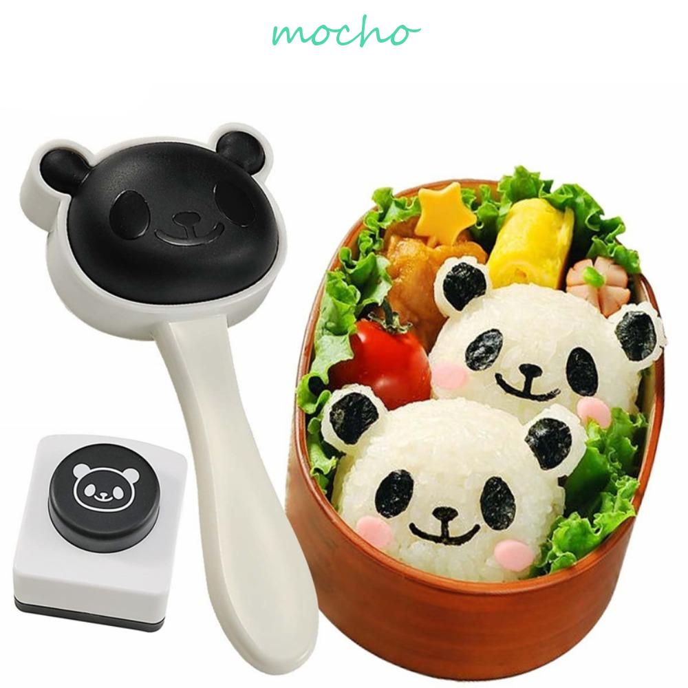 Khuôn Làm Cơm Nắm Hình Gấu Trúc / Rong Biển Dễ Vệ Sinh Tiện Dụng