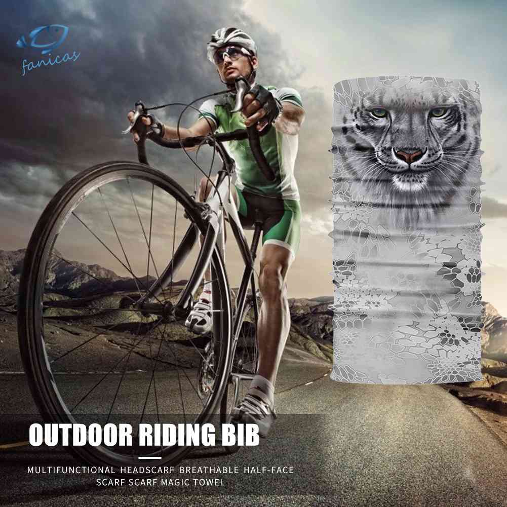 Khăn Choàng Cổ Che Phủ Mặt Không Đường May Thoáng Khí In Họa Tiết Động Vật Dành
