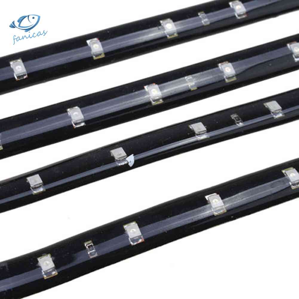 Bộ 4 Đèn LED 30CM / 15 Bóng 12V Chống Thấm Nước Cho Xe Hơi Xe Tải