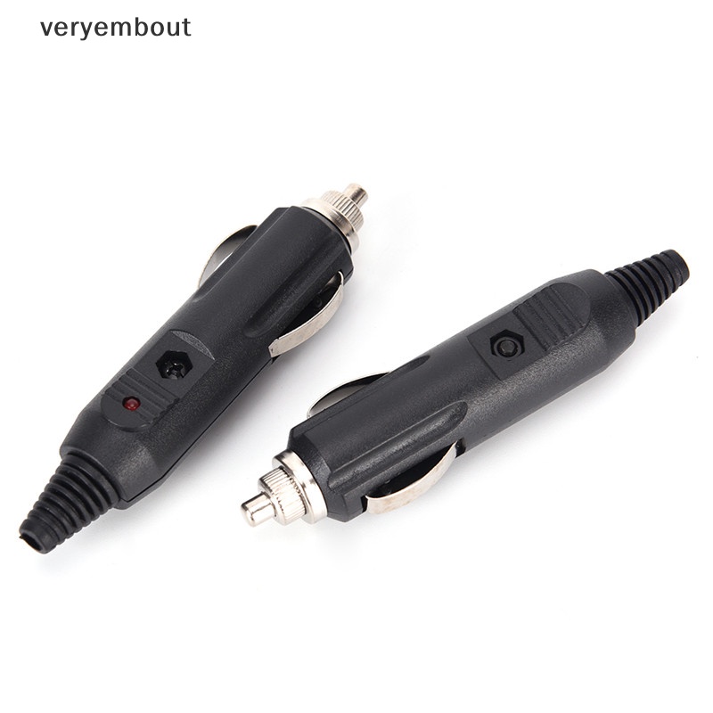 Set 5 Đầu Nối Ổ Cắm Và Cầu Chì Đèn LED Đỏ 12V Mới Cho Xe Hơi