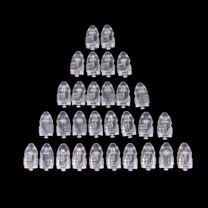 Ut Set 10 Bong Bóng Đèn led mini 3 Màu Trang Trí Tiệc Cưới / Giáng Sinh