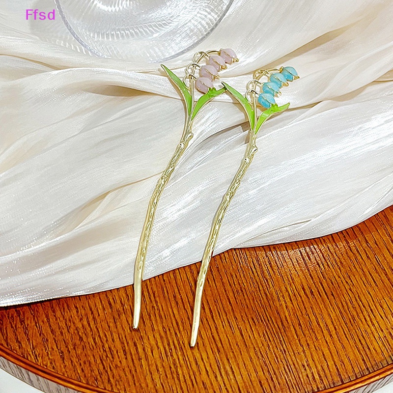 {Ffsd} Trâm Cài Tóc Hoa Lily Truyền Thống Trung Quốc Phụ Kiện Tóc Phong Cách Cổ Điển Thanh Lịch Cho Nữ * Hàng Bán Chạy