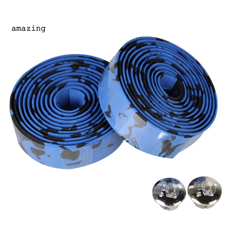 Bộ 2 Cuộn Băng Quấn Tay Lái Xe Đạp Chống Trượt Kèm Nút Cắm