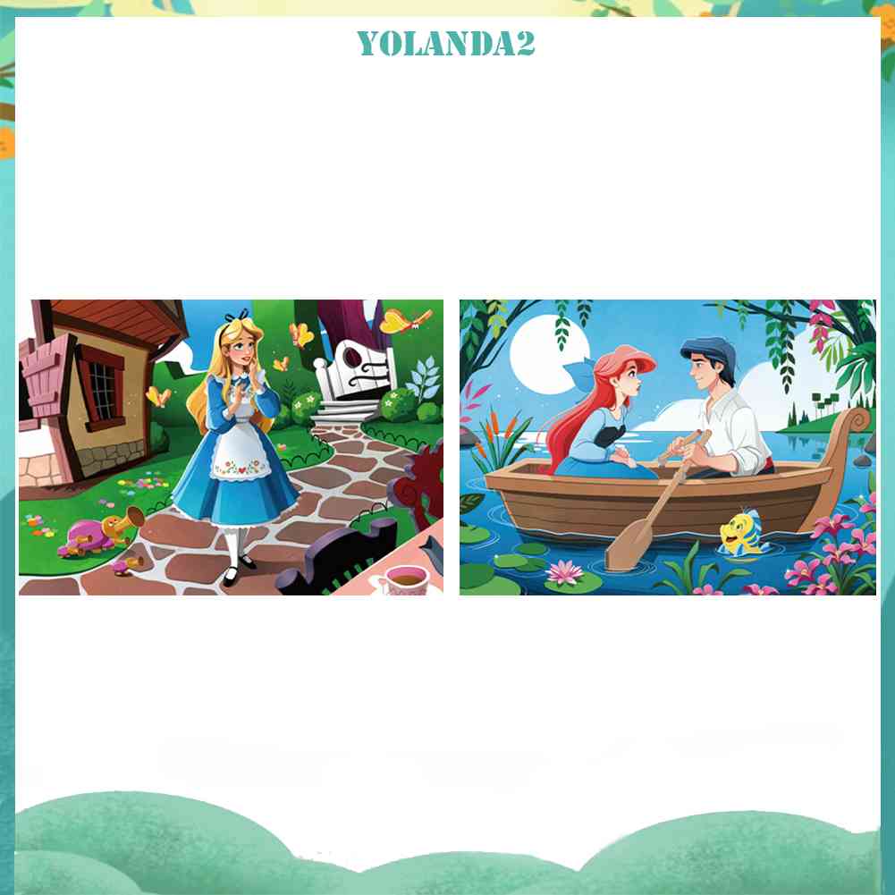 Bộ Tranh Đính Đá 5D Họa Tiết Hoạt Hình Độc Đáo DIY Dùng Trang Trí Nhà Cửa