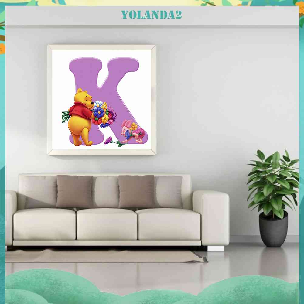 Bộ Tranh Đính Đá 5D Họa Tiết Hoạt Hình Độc Đáo DIY Dùng Trang Trí Nhà Cửa