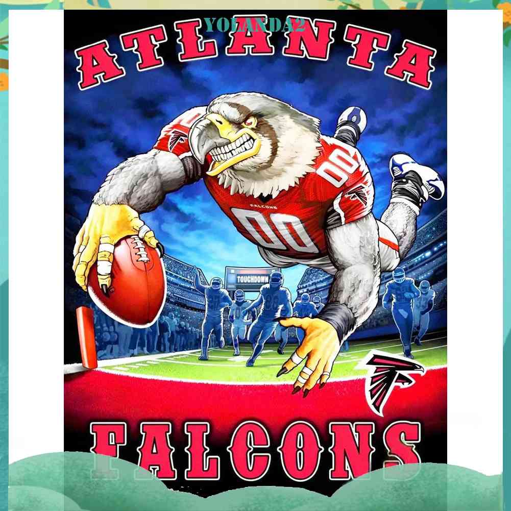 Tranh Đính Đá Kim Cương Toàn Bộ 5D DIY Hình Chim Cánh Cụt Atlanta