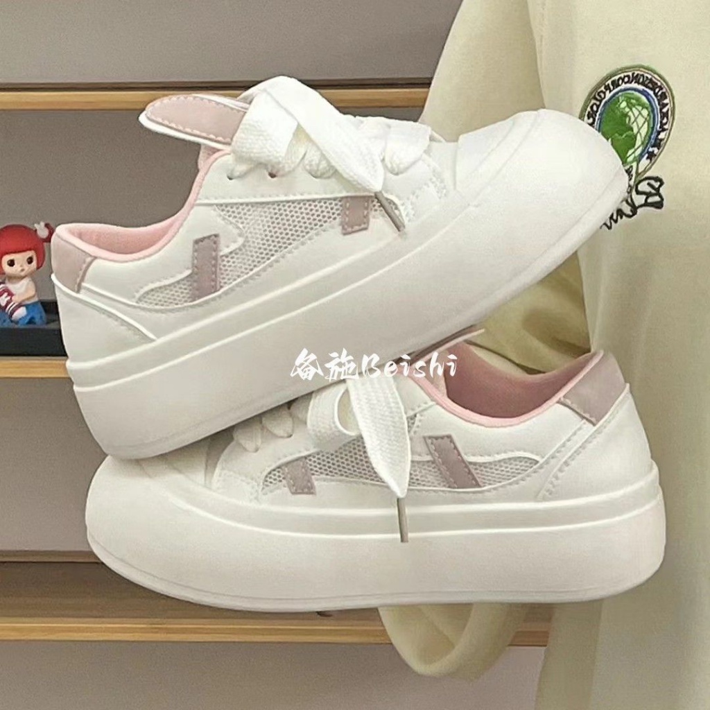 Bán Chạy✨Giày Thể Thao Đế Dày Phối Lưới Thoáng Khí Hình Tai Thỏ Dễ Thương Thời Trang Mùa Hè Cho Nữ