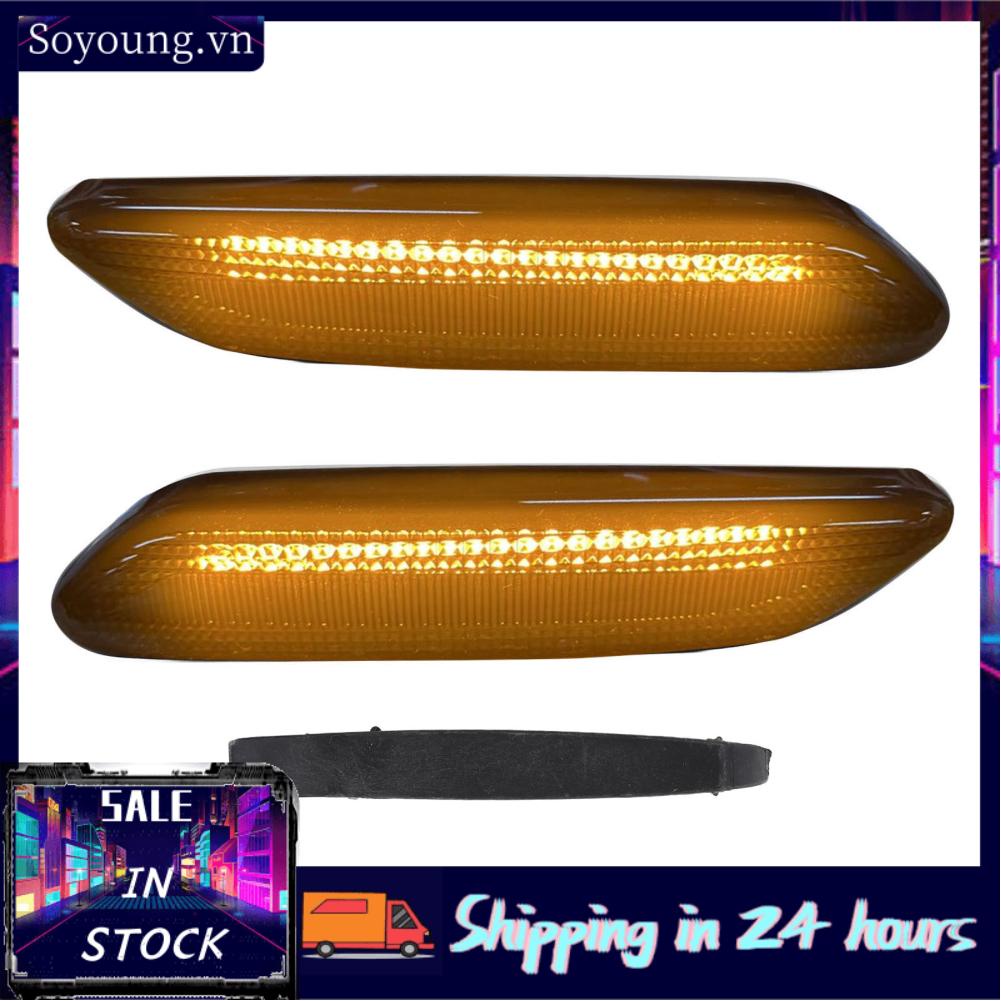 Soyoung Dynamic Turn Signal Light Wear Proof Anti Aging Side Marker Indicator for Car