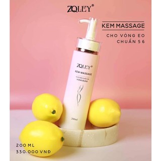 Kem massage tan mỡ zoley 200ml