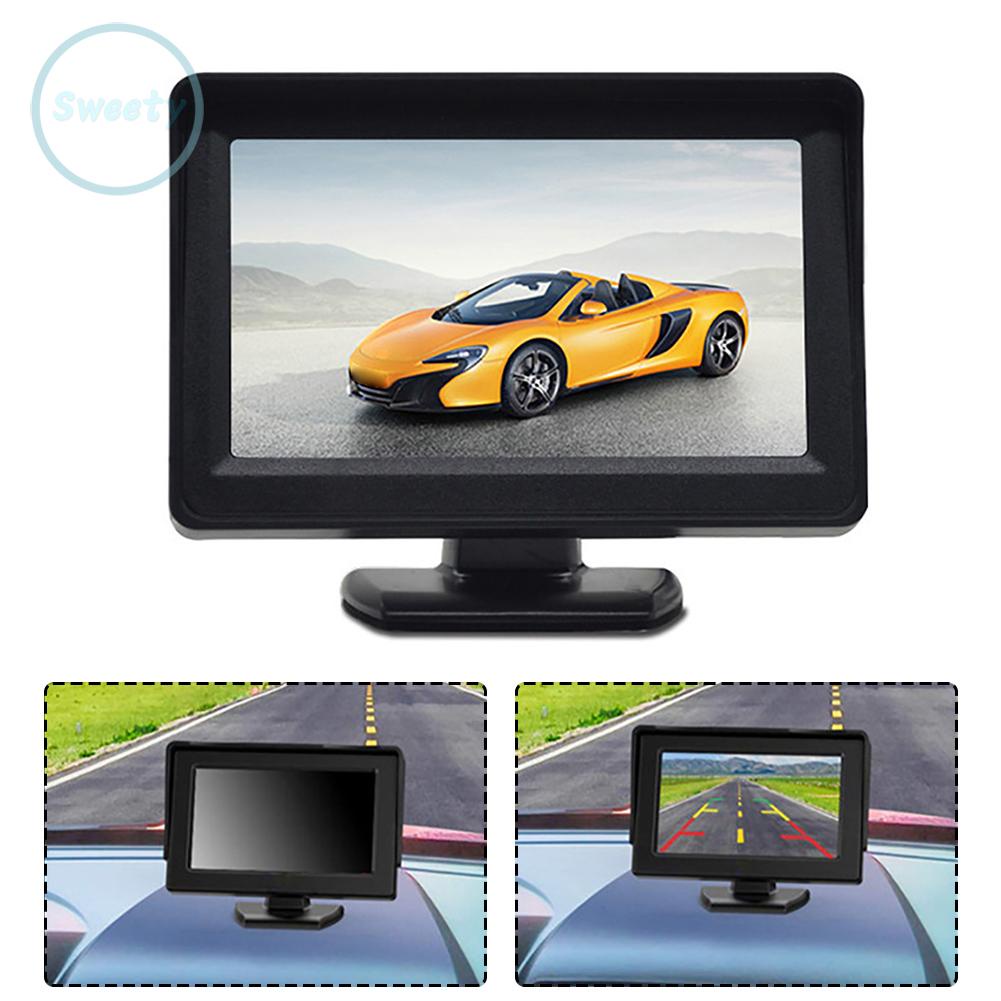 1 * Màn Hình Quan Sát Phía Sau Xe Hơi 1 * 4.3 Inch TFT LCD