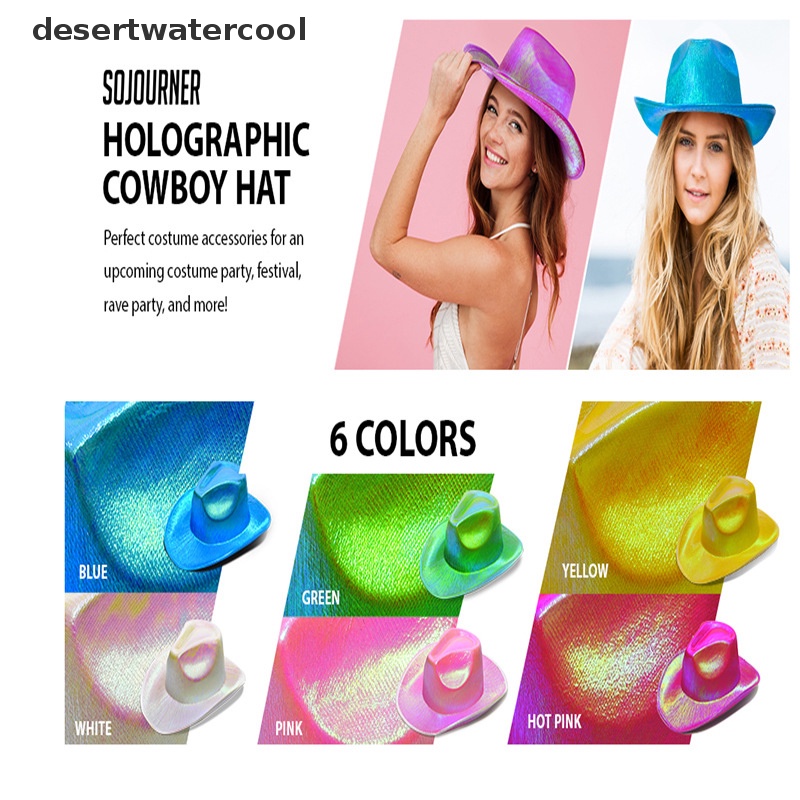 Devn Mũ Cao Bồi Rộng Vành Đính Ngọc Trai Lấp Lánh Ánh Sáng Nhấp Nháy Kiểu Cao Bồi Phương Tây Mart