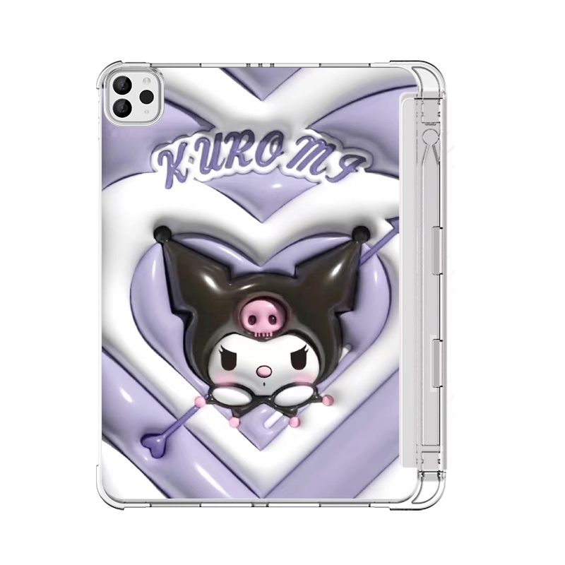 SANRIO Ốp Máy Tính Bảng TPU Kèm Ngăn Đựng Bút Cho iPad Air 2Gen9 10.2 / Air 4 10.9 / gen5 / gen6 9.7 gen7 / gen8 / Gen9 10.2 Air4 / Air5 10.9 pro11 2018 / 2020 Giá Đỡ