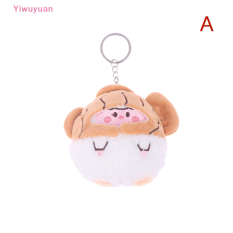 Búp Bê Nhồi Bông Hình Thỏ Gà Sáng Tạo 10CM Trang Trí Ba Lô / Móc Khóa Xe Hơi Mới