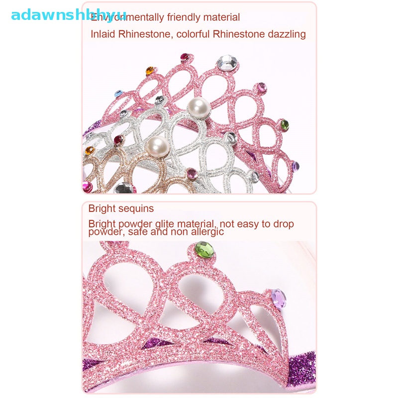 Băng Đô Hình Vương Miện Mềm Mại Co Giãn Dành Cho Trẻ Em