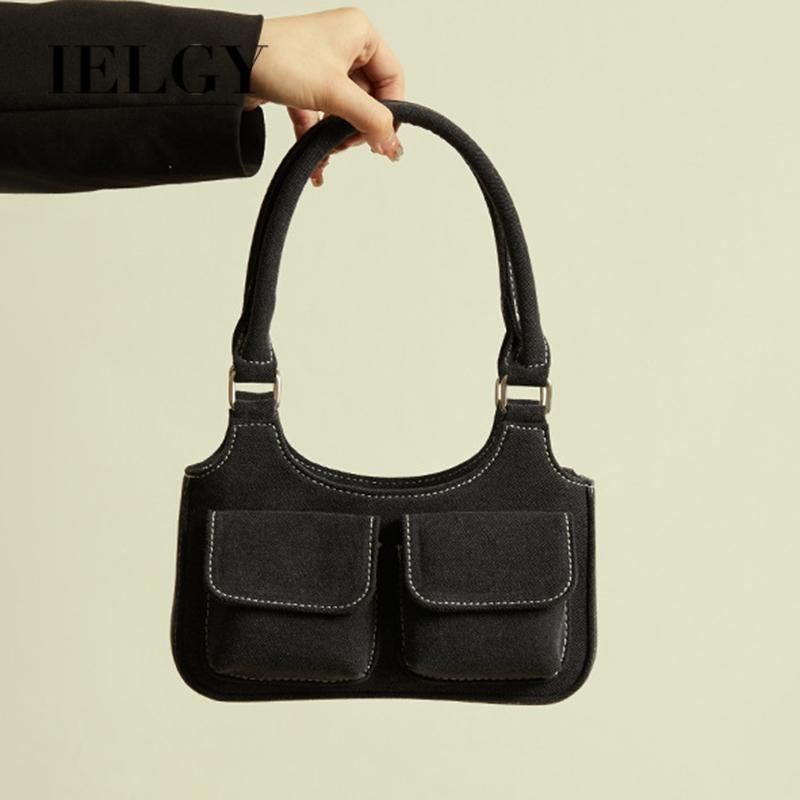 Túi Xách Vải canvas Màu Trơn Phong Cách Cổ Điển Thời Trang Cho Nữ