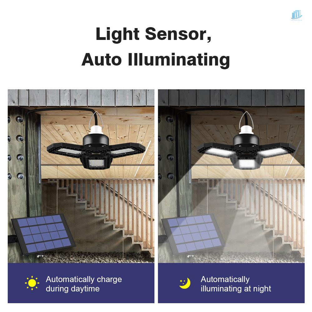 Đèn LED 60 Bóng IP65 Sử Dụng Năng Lượng Mặt Trời Chuyên Dụng Cho Gara Để Xe Hơi (2Mwvn) 60 LED